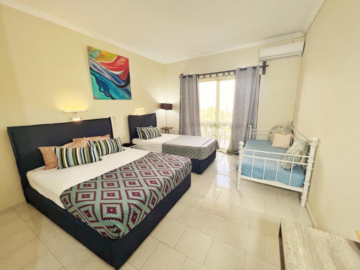 אפרטהוטל Avra Sunset Sea View ליאפאדס מראה חיצוני תמונה